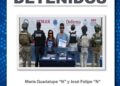 Blíndaje Cancún detiene a pareja por delitos contra la salud en la SM 77