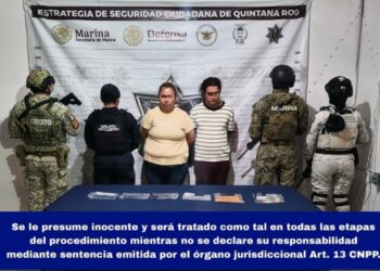 Cae PAREJA por presunta extorsión y cobro de derecho de piso en Playa del Carmen