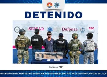 Cae sujeto con arma larga y dosis de droga en la Supermanzana 50 de Cancún