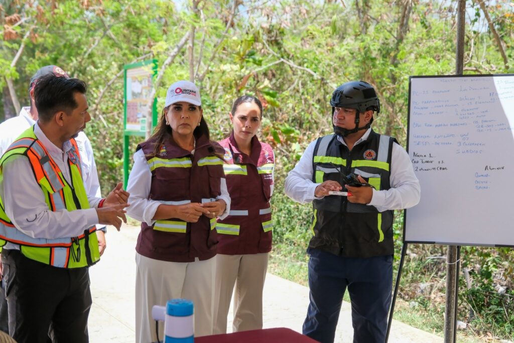 Cancún Realizan su simulacro nacional en el Malecón Tajamar