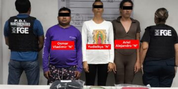 Narcomenudeo en Holbox: capturan a tres presuntos distribuidores de droga en Lázaro Cárdenas