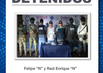 "Operativo Blindaje Cancún logra detener a dos hombres con dosis de droga"