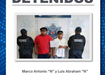 Operativo en la Supermanzana 208 culmina en detención por desobediencia y resistencia de particulares