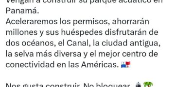 Proyecto Perfect Day: Alcalde de Panamá busca atraer la millonaria inversión rechazada en México