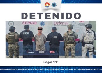 Refuerzan seguridad con detención por delitos contra la salud en la SM 94