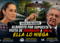 🚨🎥 VIDEO// Alboroto por supuesta visita de Sheinbaum a AMLO; ella lo niega