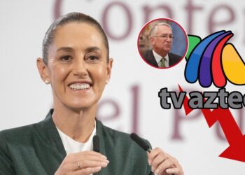 Sheinbaum critica a TV Azteca durante conferencia matutina