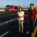 Mara Lezama supervisa las pruebas de la Ruta 27 sobre el puente Nichupté