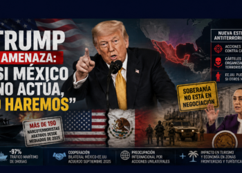 🇺🇸 Trump amenaza: “si México no actúa, lo haremos”