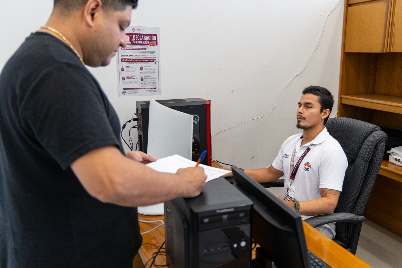 Abren nuevo módulo para declaración anual de servidores públicos en Cancún