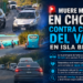 🚨 Muere mujer en choque contra camión Del Valle en Isla Blanca