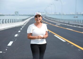 Anuncia Mara Lezama que apertura del Puente Vial Nichupté se hará con pruebas y medidas de seguridad vial