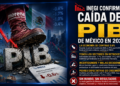 📉 Inegi confirma caída del PIB de México en 2026