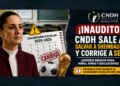 😳🤦‍♂️ CNDH sale a salvar a Sheinbaum y corrige a SEP