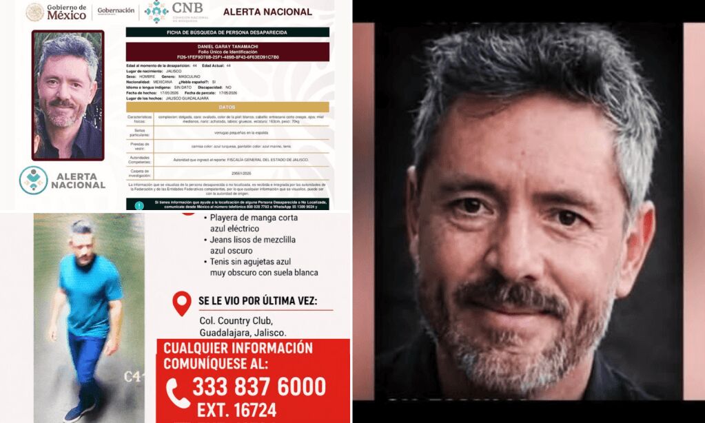 Desaparece el empresario Daniel Garay; fue visto por última vez en el Country Club de Guadalajara; su familia teme un secuestro, ya les pidieron dinero