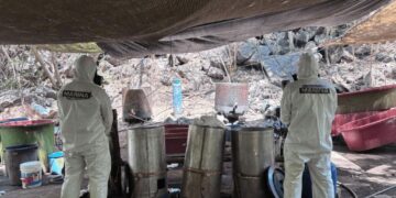 Desmantelan cinco narcolaboratorios de drogas sintéticas en Jalisco, Nayarit y Sinaloa