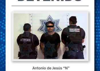 Detienen a hombre por portar arma prohibida en Cancún