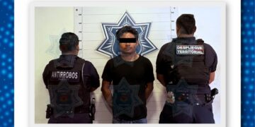 Detienen a hombre por portar arma prohibida en Cancún