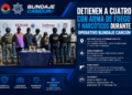 🚔 Operativo Blindaje Cancún deja cuatro detenidos armados