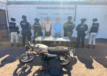 Detienen a cuatro personas con armas y droga durante operativos en Culiacán