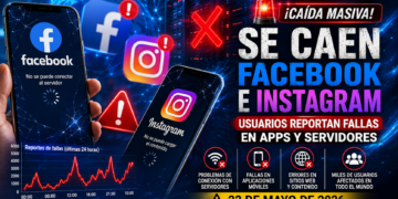 🚨 Se caen Facebook e Instagram este viernes