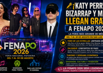 🎤 Katy Perry y Bizarrap llegan gratis a Fenapo 2026