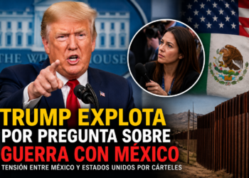 🔥 Trump explota por pregunta sobre México