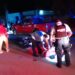 🚨 Motociclista huía de la policía y provoca brutal choque 🏍️