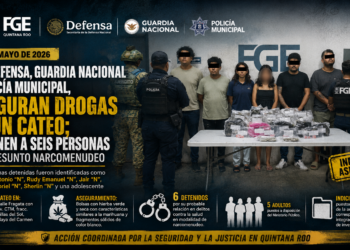 🚔 Seis detenidos por narcomenudeo en Playa del Carmen