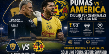 ⚽ Pumas y América chocan por semifinales de Liga MX