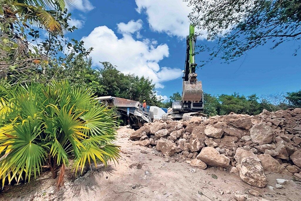 El proyecto "Perfect Day", de la empresa Royal Caribbean, que se planeaba realizar en Mahahual no fue autorizado por la Semarnat (Foto de El Universal)