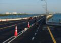 Supervisa Mara Lezama pruebas de la Ruta 27 sobre el puente Nichupté