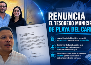 ⚠️ Renuncia tesorero de Playa del Carmen; Brahms tomaría el cargo