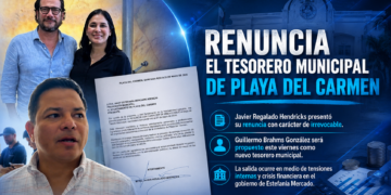 ⚠️ Renuncia tesorero de Playa del Carmen; Brahms tomaría el cargo