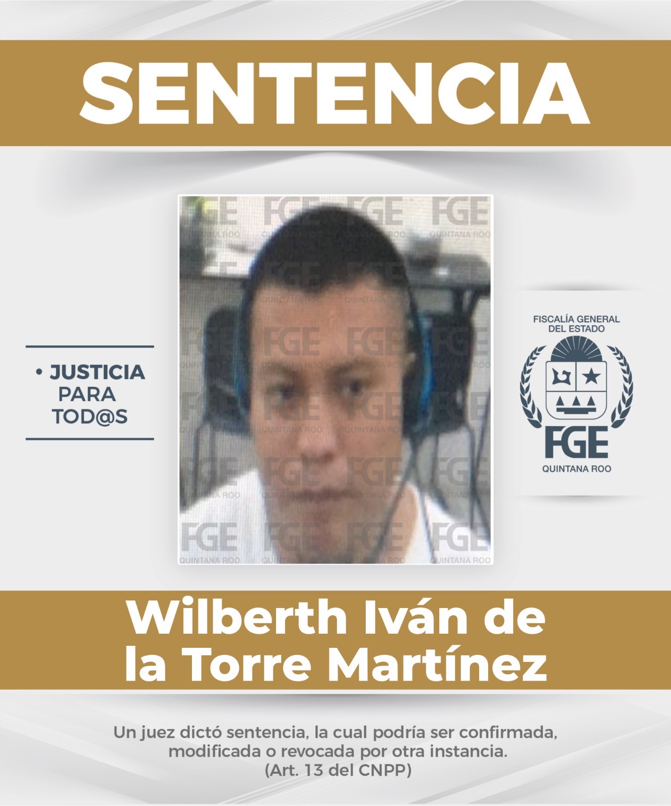 Sentencian a 37 años a homicida en Felipe Carrillo Puerto