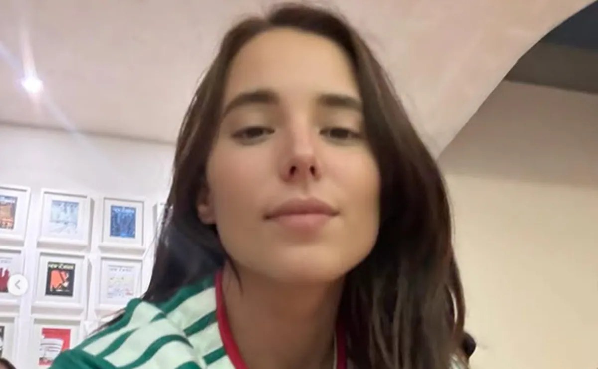 Majo Aguilar celebra triunfo del Tri en el Ángel