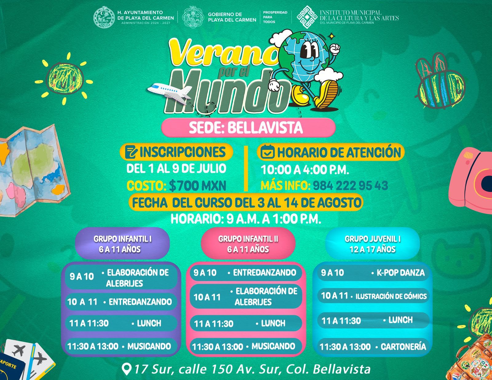 Playa del Carmen abre inscripciones para curso de verano