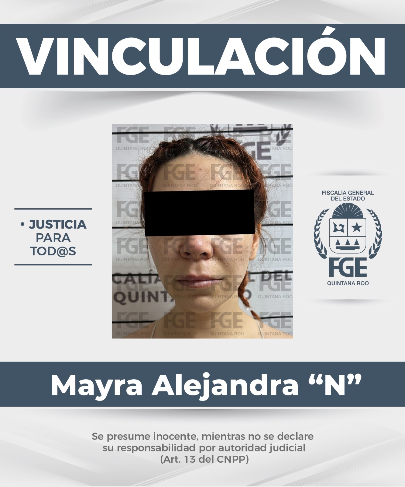 Vinculan a proceso a mujer por extorsión en Benito Juárez