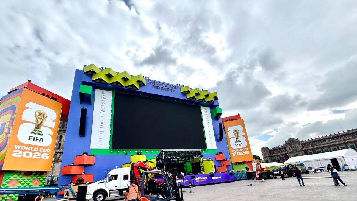 En suspenso apertura del Fan Fest en el Zócalo CDMX