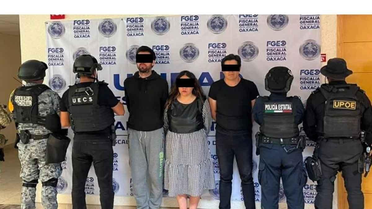 Fiscalía de Oaxaca detiene a presuntos extorsionadores