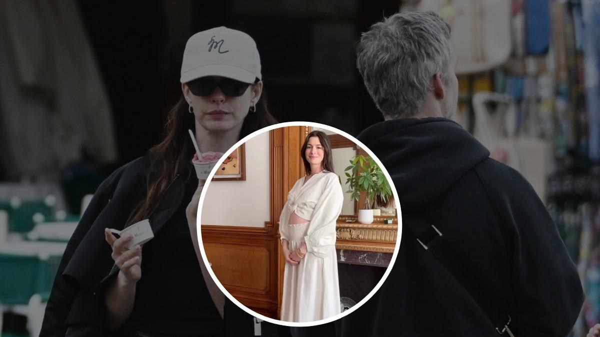 Anne Hathaway espera su tercer hijo con esposo Adam Shulman