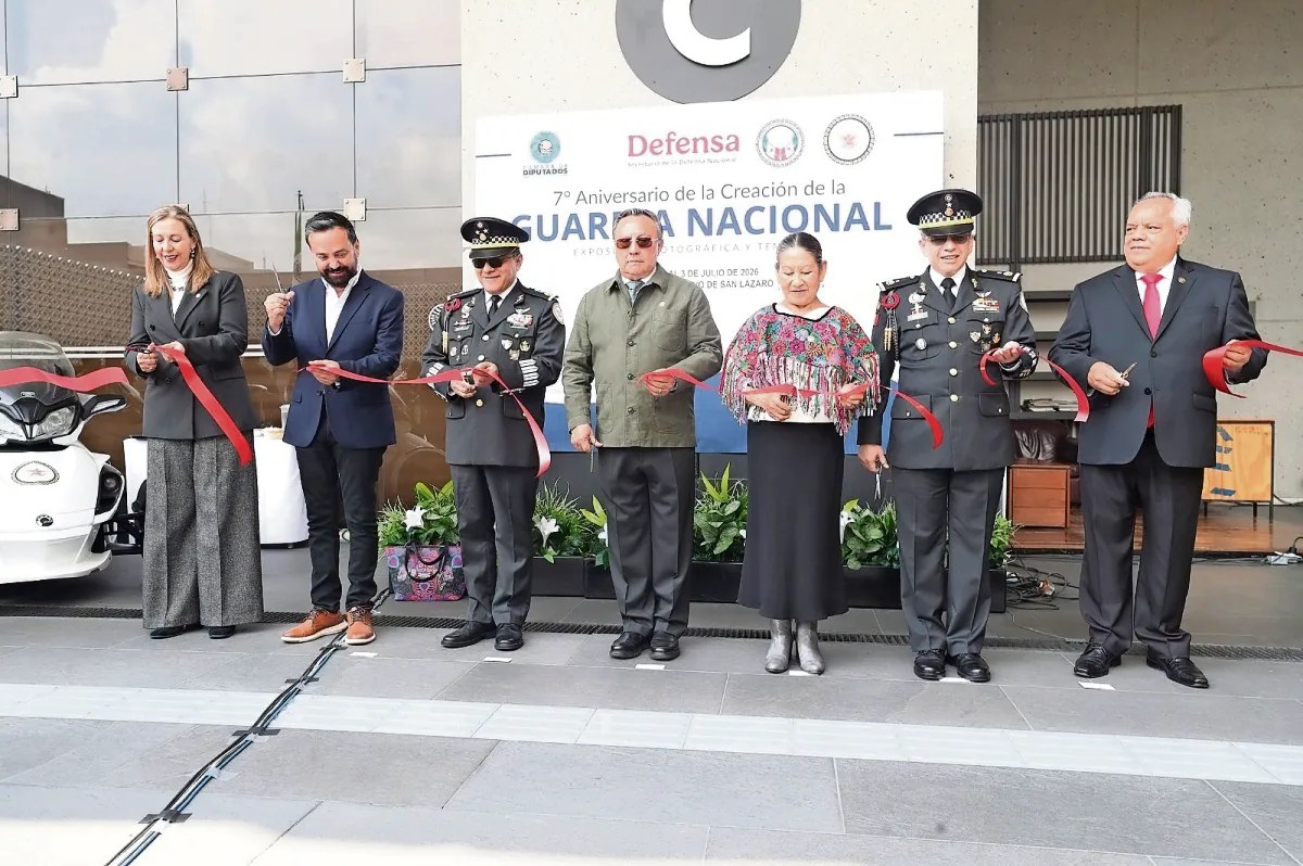 Guardia Nacional cumple siete años con exposición en San Lázaro