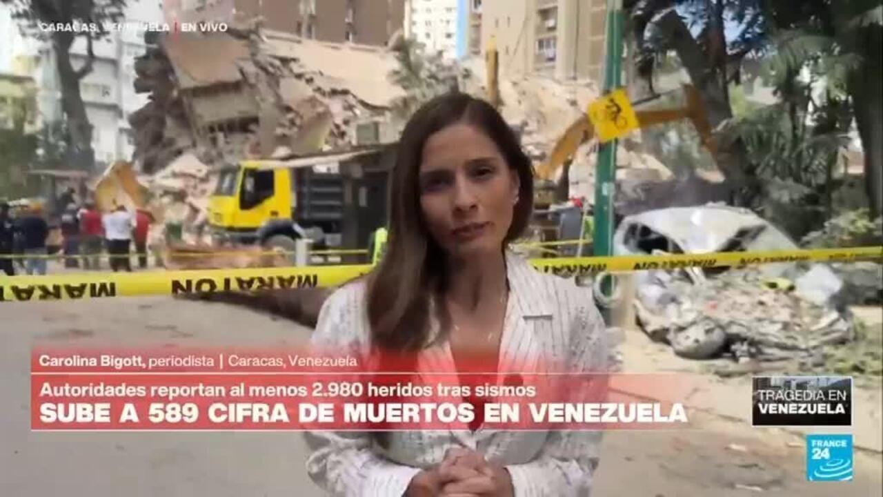 Aumentan muertos y heridos tras terremotos en Venezuela