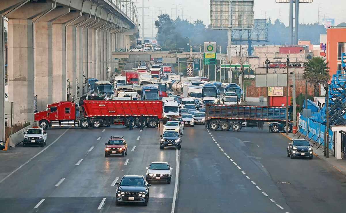 Transportistas cancelan megaparo pero mantienen protestas