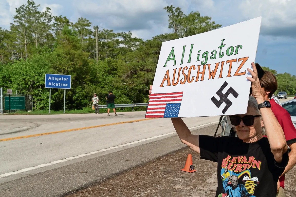 Gobernador de Florida anuncia cierre de Alligator Alcatraz
