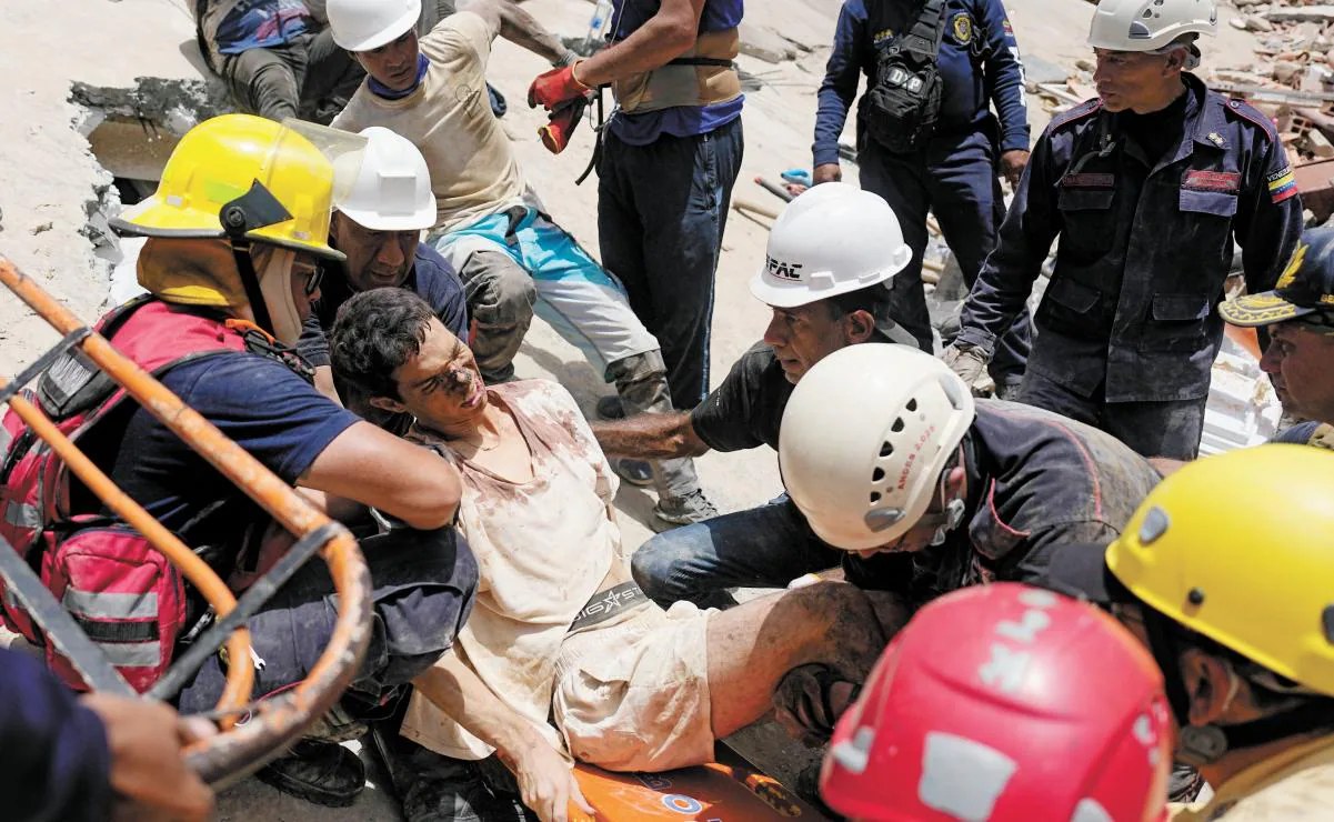 Desesperación en Venezuela tras terremotos en La Guaira