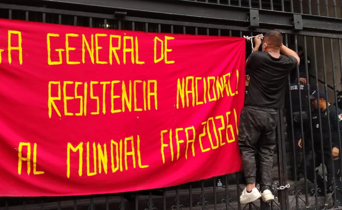 CNTE moviliza protesta en Estadio Ciudad de México