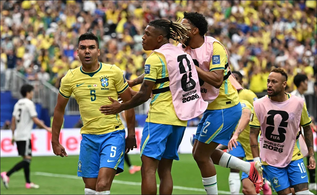Brasil avanza a octavos tras remontar a Japón