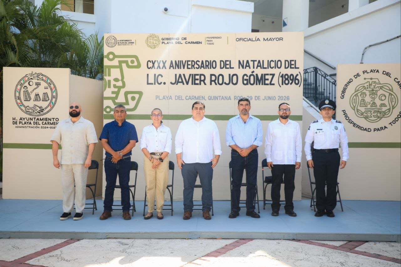 Playa del Carmen conmemora a Javier Rojo Gómez