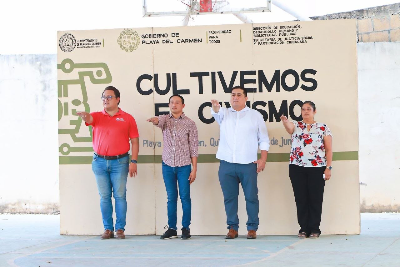 Playa del Carmen impulsa civismo en escuelas primarias